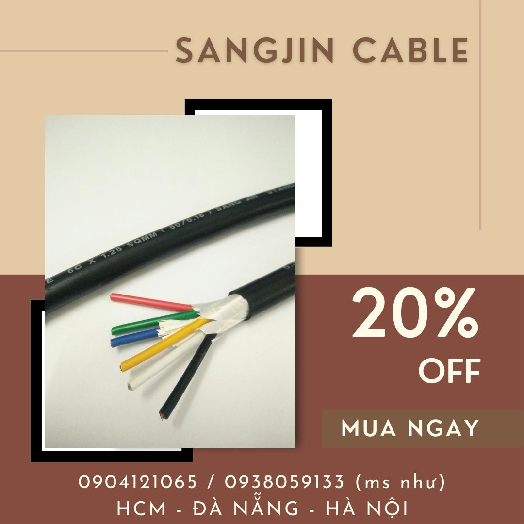 Dây cáp điều khiển chống nhiễu 2 lõi đến 30 lõi tiêu chuẩn Hàn Quốc