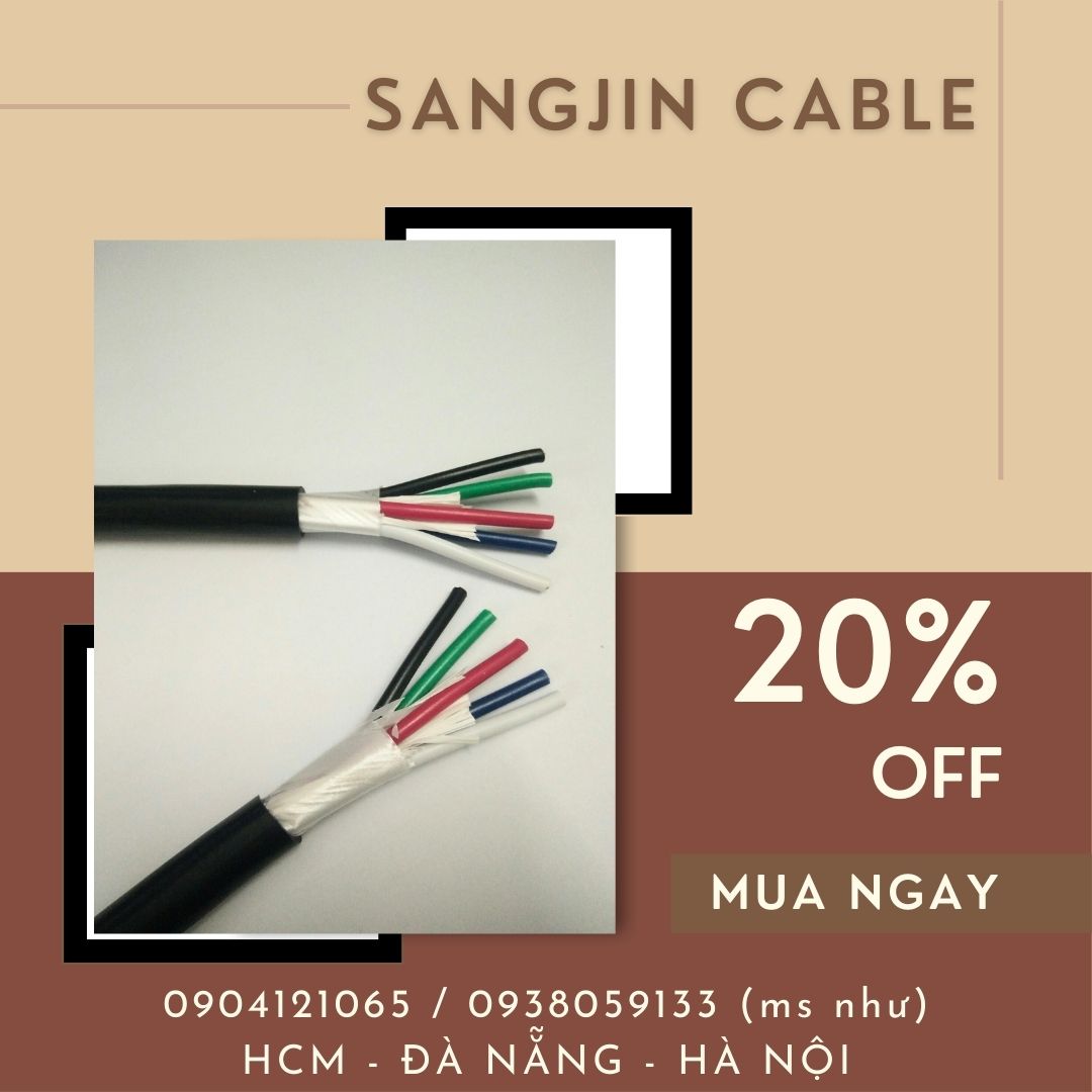 Dây cáp điều khiển chống nhiễu 2 lõi đến 30 lõi tiêu chuẩn Hàn Quốc