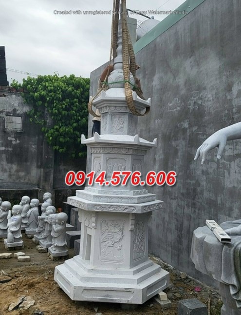 573 Tháp đá đẹp bán sài gòn để đựng giũ tro cốt ông bà bố mẹ song thân