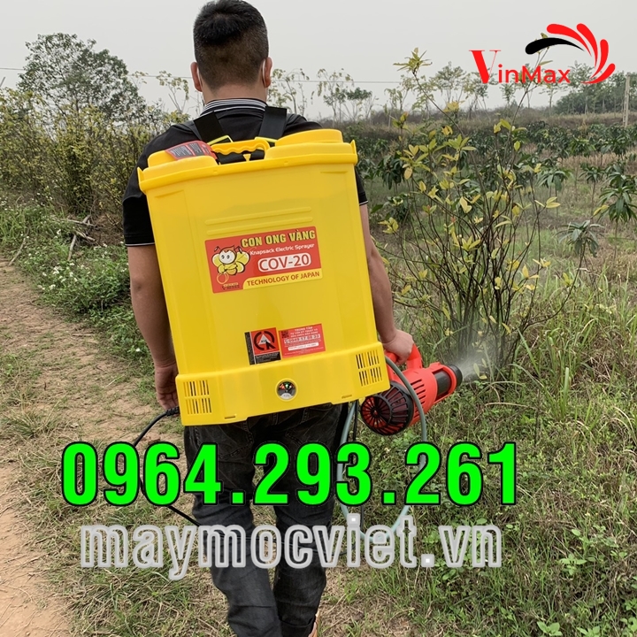 Combo bình xịt điện gắn vòi phun Turbo BA6 chất lượng - uy tín