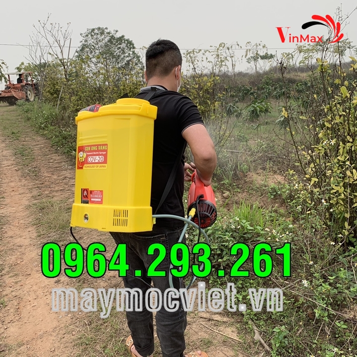 Combo bình xịt điện gắn vòi phun Turbo BA6 chất lượng - uy tín