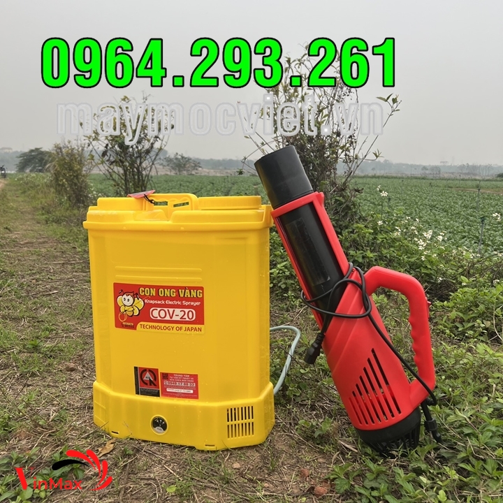 Combo bình xịt điện gắn vòi phun Turbo BA6 chất lượng - uy tín