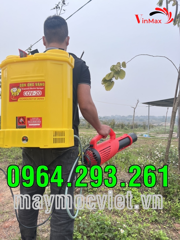 Combo bình xịt điện gắn vòi phun Turbo BA6 chất lượng - uy tín