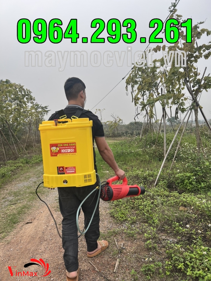 Combo bình xịt điện gắn vòi phun Turbo BA6 chất lượng - uy tín