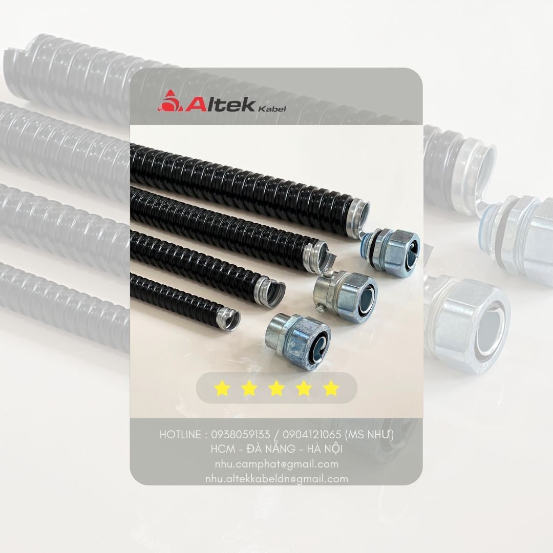 Ống ruột gà lõi thép bọc nhựa pvc luồn dây điện phi 16 / phi 20 /,...