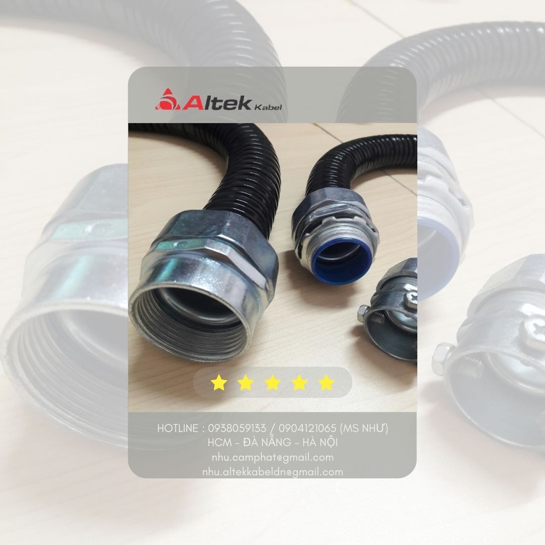 Ống ruột gà lõi thép bọc nhựa pvc luồn dây điện phi 16 / phi 20 /,...