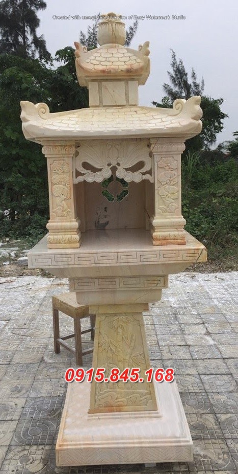 568 mẫu miếu thờ đá bán bến tre cây hương am bàn thờ trang