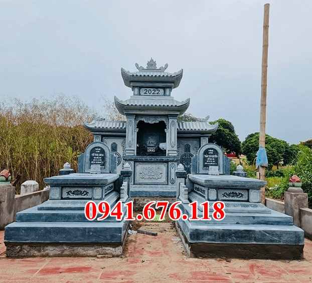 mẫu 386 lăng mộ dòng họ ông bà bố mẹ bằng đá đẹp bán hà giang