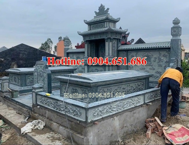 100+ mẫu mộ đá nhất táng đẹp - Xây mộ đá nhấ táng để tro cốt, hài cốt