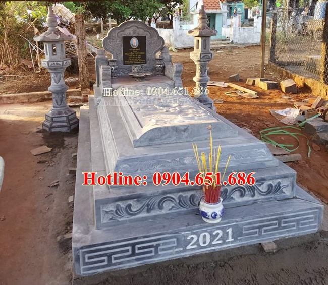 Mộ đá nhất táng đẹp - Cách lựa chọn mộ đá nhất táng, an táng 1 lần