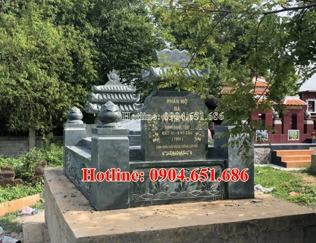 Mộ đá nhất táng đẹp - Cách lựa chọn mộ đá nhất táng, an táng 1 lần