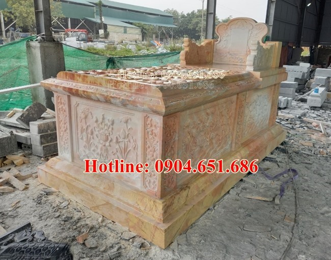 Mộ đá nhất táng đẹp - Cách lựa chọn mộ đá nhất táng, an táng 1 lần