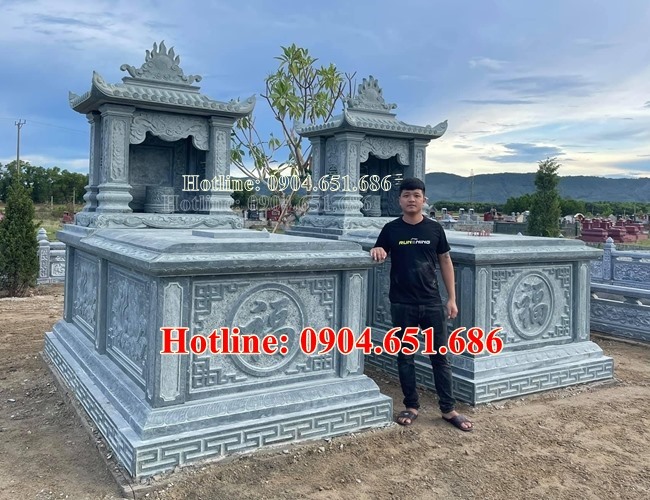 Mộ đá nhất táng đẹp - Cách lựa chọn mộ đá nhất táng, an táng 1 lần