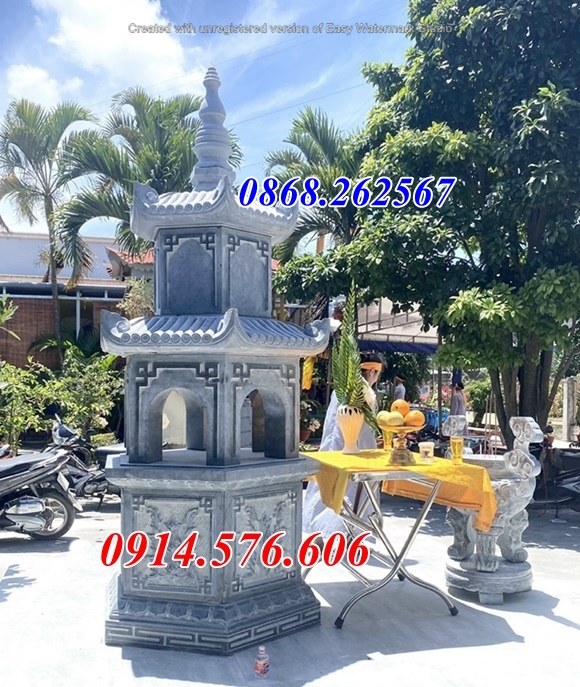 Mẫu 376+ tháp mộ đá để thờ tro cốt bán gia lai bảo tháp sư phật giáo