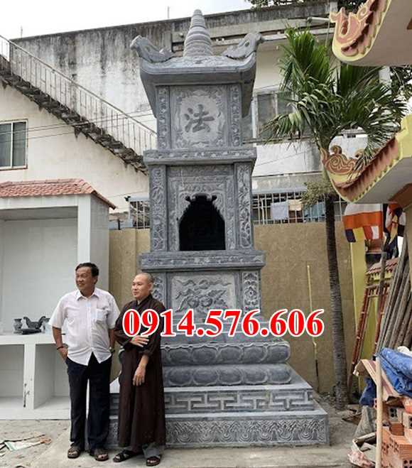 Mẫu 376+ tháp mộ đá để thờ tro cốt bán gia lai bảo tháp sư phật giáo
