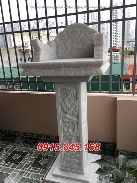 mẫu 583 cây hương thờ đá đẹp bán an giang miếu am khóm trang thờ