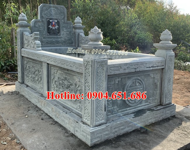 Mộ đá tươi - Tu vấn xây mộ tươi, mộ chôn một lần chuẩn phong thủy