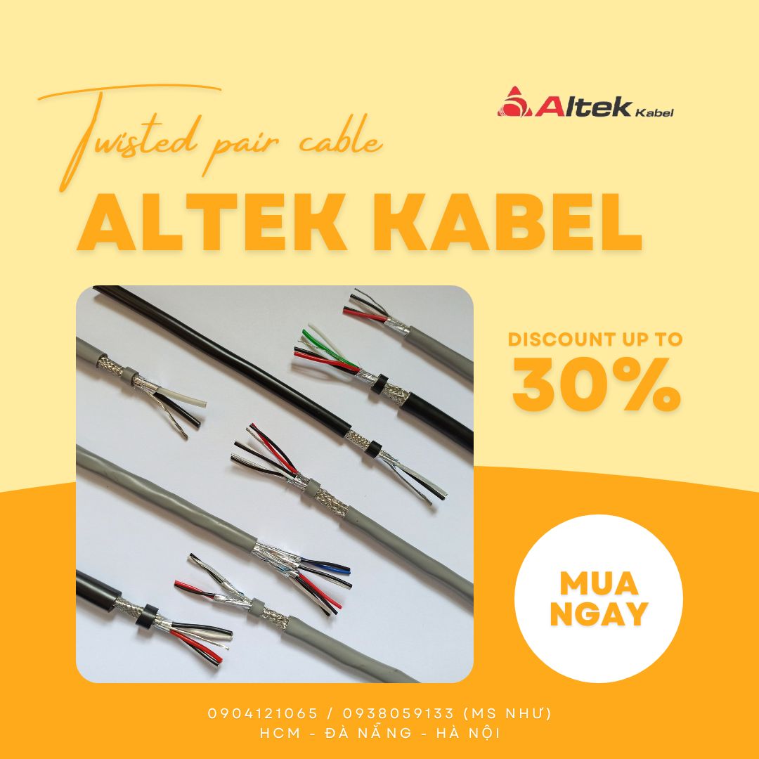 Cáp tín hiệu vặn xoắn chống nhiễu / Cáp tín hiệu âm thanh chống nhiễu