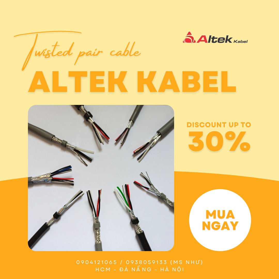 Cáp tín hiệu vặn xoắn chống nhiễu / Cáp tín hiệu âm thanh chống nhiễu