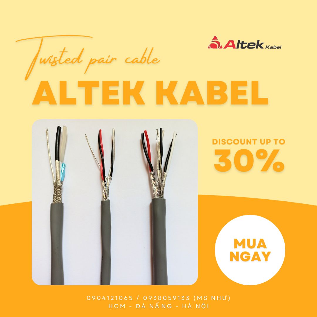 Cáp tín hiệu vặn xoắn chống nhiễu / Cáp tín hiệu âm thanh chống nhiễu