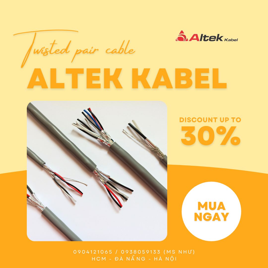 Cáp tín hiệu vặn xoắn chống nhiễu / Cáp tín hiệu âm thanh chống nhiễu