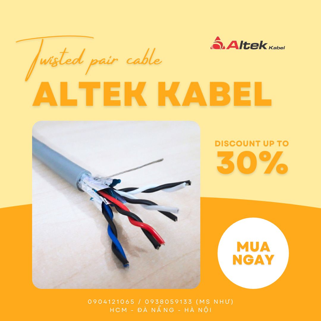 Cáp tín hiệu vặn xoắn chống nhiễu / Cáp tín hiệu âm thanh chống nhiễu