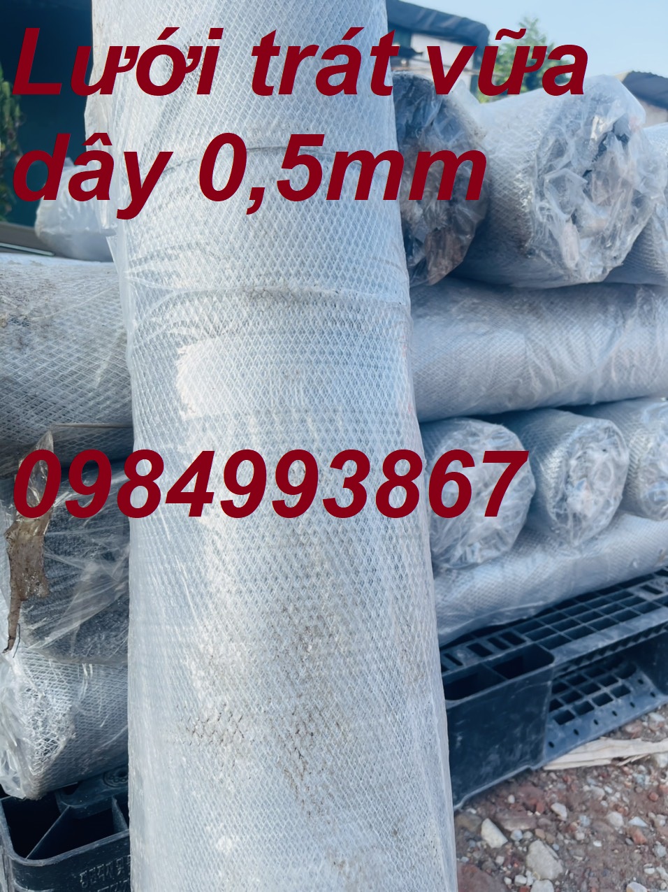 Lưới trám trát tường ô 6x12mm cuộn dài 42m