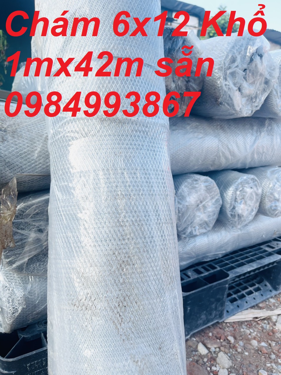 Lưới trám trát tường ô 6x12mm cuộn dài 42m