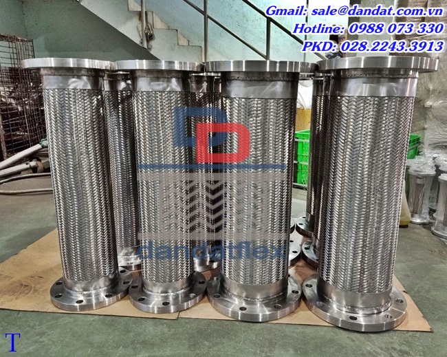 Khớp chống rung máy phát điện/ống inox chịu nhiệt/khớp nối giãn nở