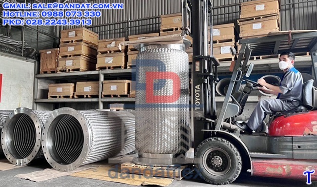 Khớp chống rung máy phát điện/ống inox chịu nhiệt/khớp nối giãn nở