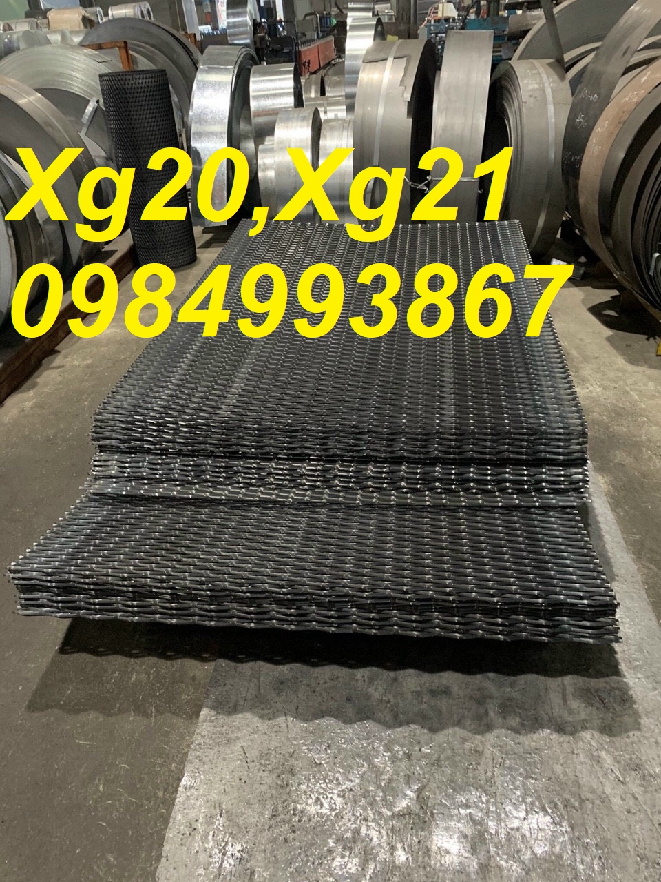 Lưới thép XG 21,XG 19  ô 36mmx101mm  dày 3ly .4ly ,5ly
