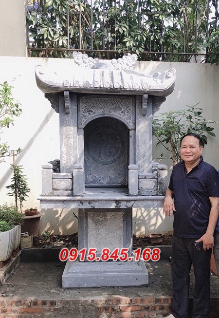 Mẫu 532 miếu thờ thần linh bằng đá đẹp vĩnh long bán bàn thờ thiên địa