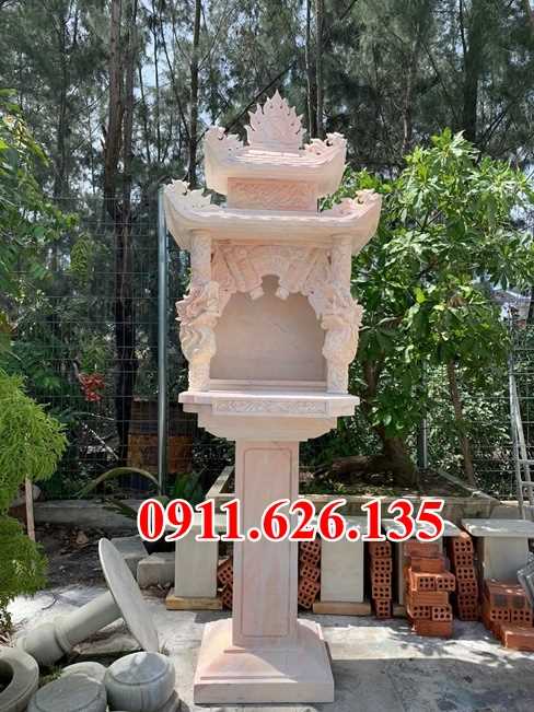 09 mẫu bàn thờ thiên thờ thần linh ngoài trời bằng đá bán tp hcm