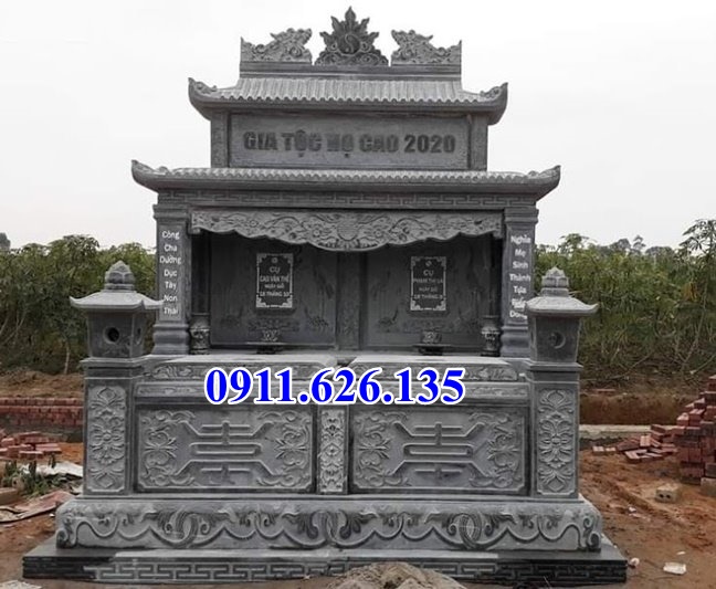 mẫu mộ đá xanh khối tự nhiên đẹp bán tại tây ninh