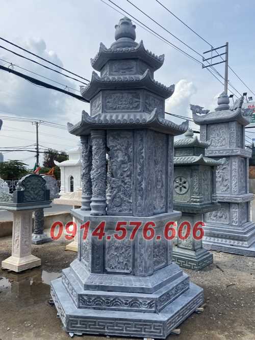mẫu 483 tháp mộ đá để thờ giữ tro cốt đẹp bán phú yên