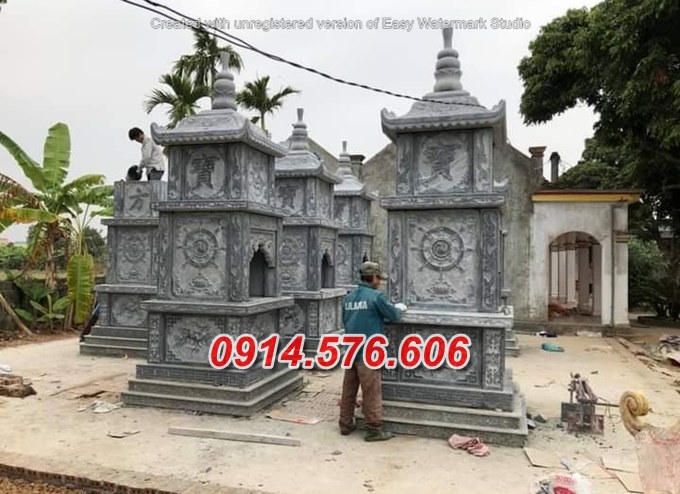 mẫu 484 mộ tháp đá để thờ giữ tro cốt bán bình định bảo tháp sư