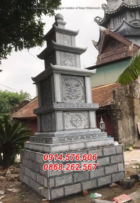 Mẫu 289 mộ tháp đá để thờ giữ tro hài cốt bán quảng trị bảo tháp sư