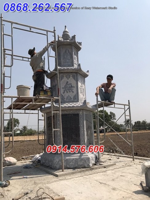 mẫu 290 mộ tháp đá để thờ tro cốt bán quảng bình bảo tháp sư