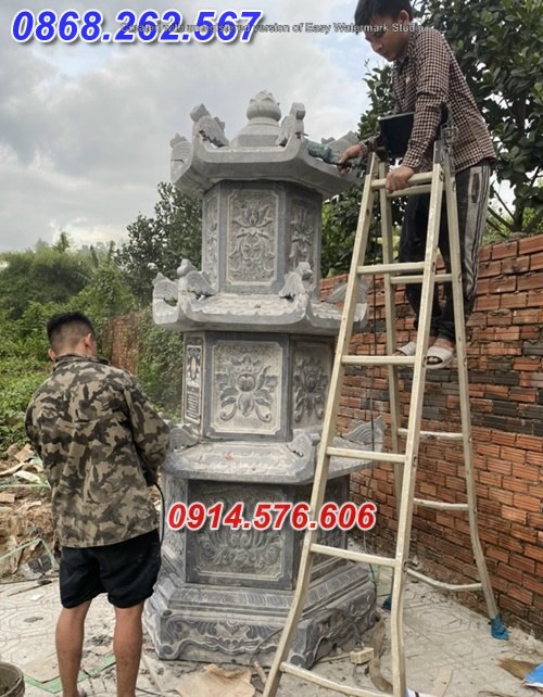 mẫu 290 mộ tháp đá để thờ tro cốt bán quảng bình bảo tháp sư