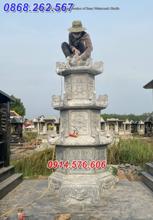mẫu 290 mộ tháp đá để thờ tro cốt bán quảng bình bảo tháp sư