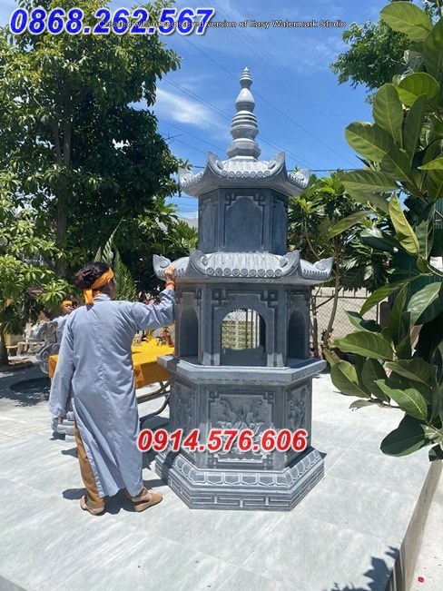mẫu 290 mộ tháp đá để thờ tro cốt bán quảng bình bảo tháp sư