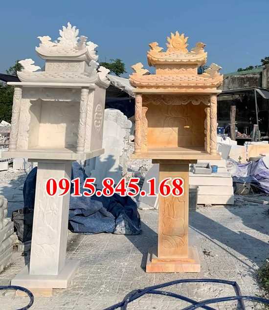 Mẫu 435 miếu thờ thần linh đá đẹp bán sóc trăng cây hương am