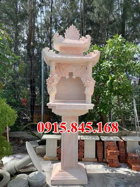 Mẫu 435 miếu thờ thần linh đá đẹp bán sóc trăng cây hương am