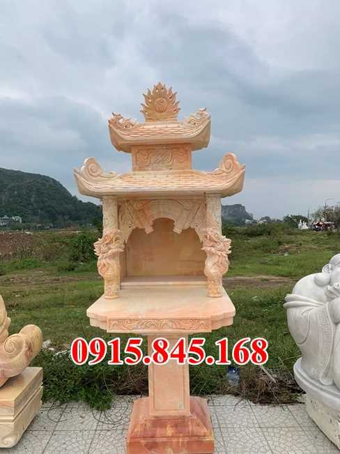 Mẫu 435 miếu thờ thần linh đá đẹp bán sóc trăng cây hương am