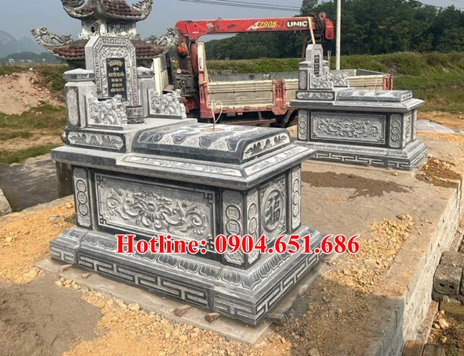 Mộ đá đôi đẹp - 100 Mẫu mộ đá đôi, chụp mộ đá đôi đẹp 2023