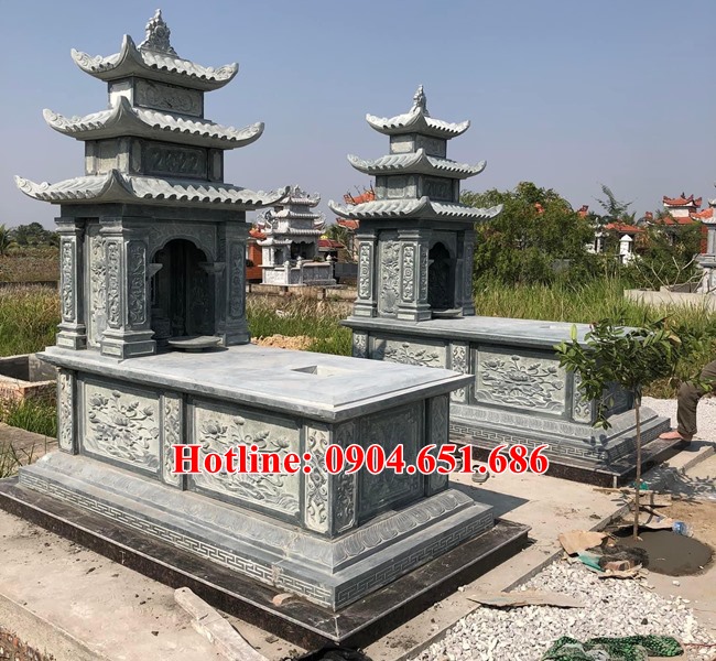 Mộ đá đôi đẹp - 100 Mẫu mộ đá đôi, chụp mộ đá đôi đẹp 2023