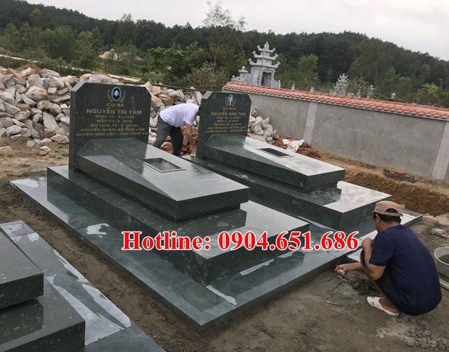 Mộ đá đôi đẹp - 100 Mẫu mộ đá đôi, chụp mộ đá đôi đẹp 2023