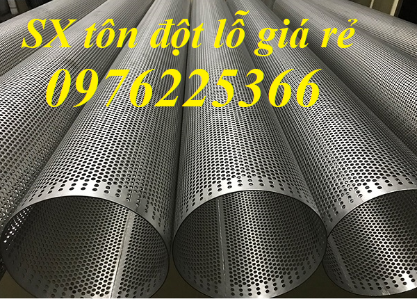 Tôn dập lỗ ,thép mạ kẽm dập lỗ ,inox dập lỗ