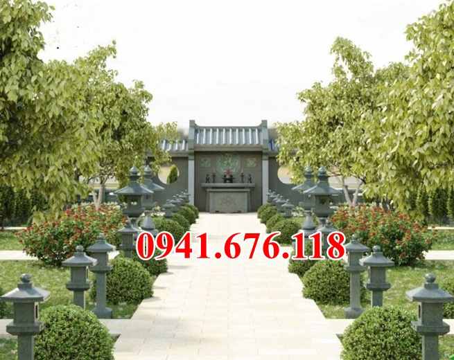 Mẫu 542 mộ đá đẹp bán điện biên mồ mả ông bà gia đình bố mẹ