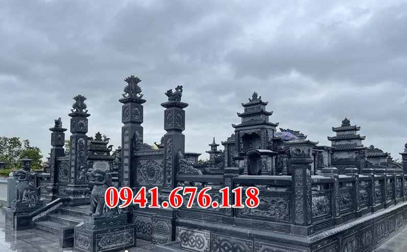 Mẫu 542 mộ đá đẹp bán điện biên mồ mả ông bà gia đình bố mẹ